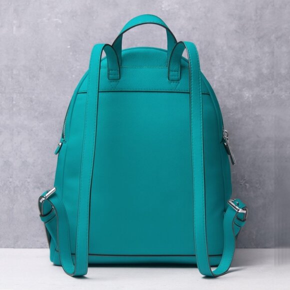 Michael Kors Medium Rhea Pebbled Leather Backpack 💎 - Picture 3 of 8